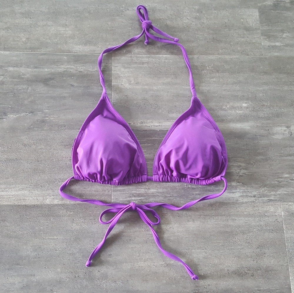Purple Classic Marquee Bikini Top